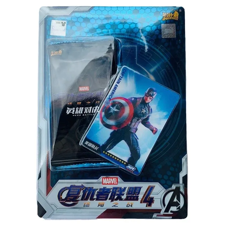 Tunay na        Card          Heroes Duel Card Competitive Version Iron Man Thor Captain CR America Collection Card Mga Laruan