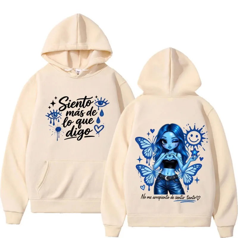 Karol G Tropicoqueta Latina Foreva 2026 Tour Print Hoodie Men Women Fashion Harajuku Sweatshirts Aesthetic Trend Loose Pullover