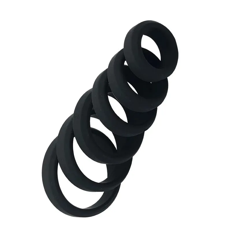 Silicone Semen Lock Ring Penis Enhance Erection Delay Ejaculation Cockring Sex Toys For Men Foreskin Cock Ring Adult Shop — image 2