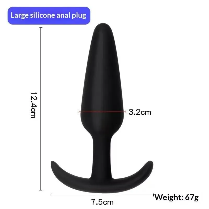 [NM]1/3Pcs Soft Silicone Anal Butt Plug Stimulator Adult Sex Toys Anal Plug For Men/Women Prostate Massager Anal Trainer[NM]