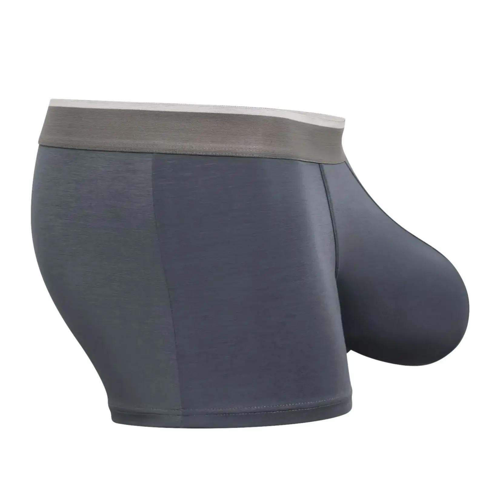 Cueca boxer masculina premium, cueca grande com bolsa extra grande, aumento de protuberância, respirável, leve, boxers masculinos