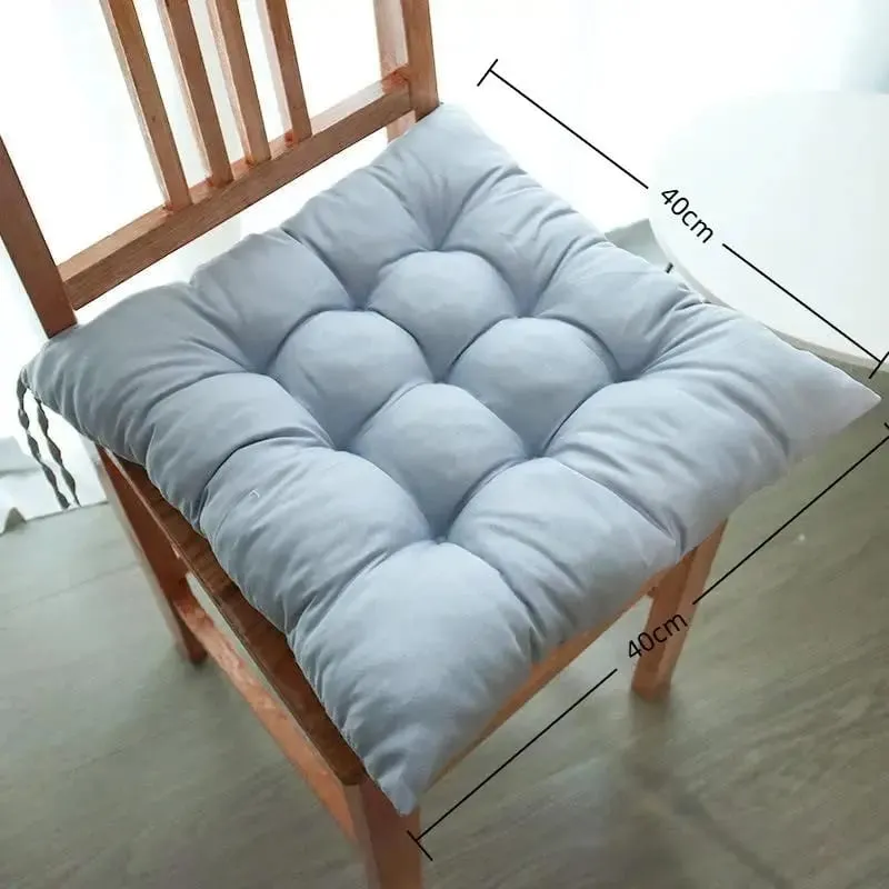 Měkký tlustý polstrovaný čtvercový sedák s roztomilými kreslenými potisky Pevné kravaty pro domácí kancelář Vnitřní použití venku Polyester Odolný — image 15