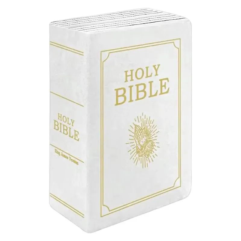 Living Room Realistic Looking Bible Pillow Plush Toy Sofa Cushion Bible Throw Pillow Cutest Home Decor Bible Cushion Bedroom — image 9