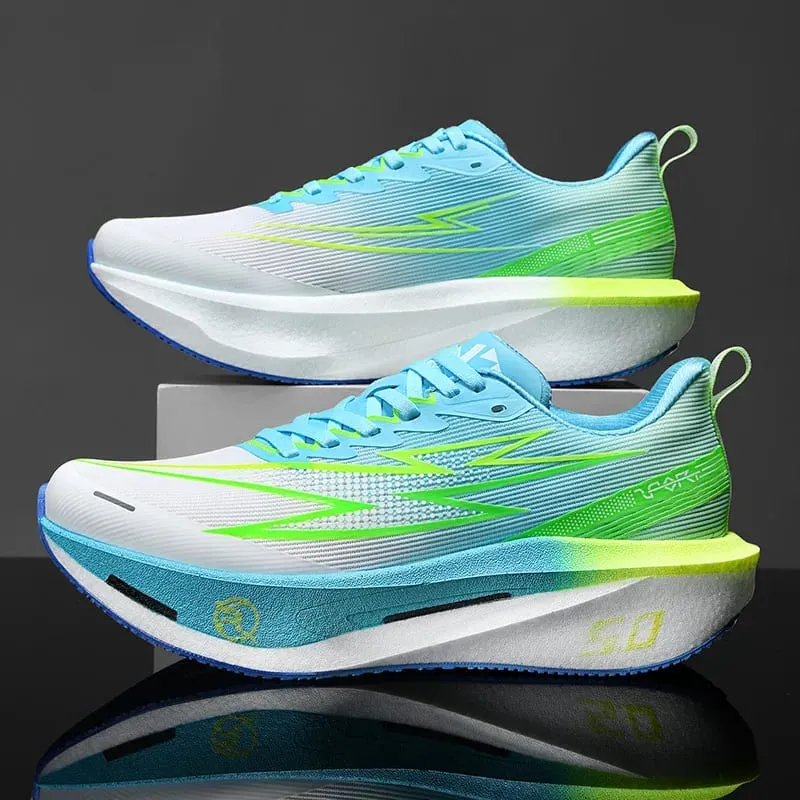 Running Shoes Men Carbon Board Speciality Marathon Sports Breathable Lightweight Women's Comfortable Athletic Nonskid Sneakers
