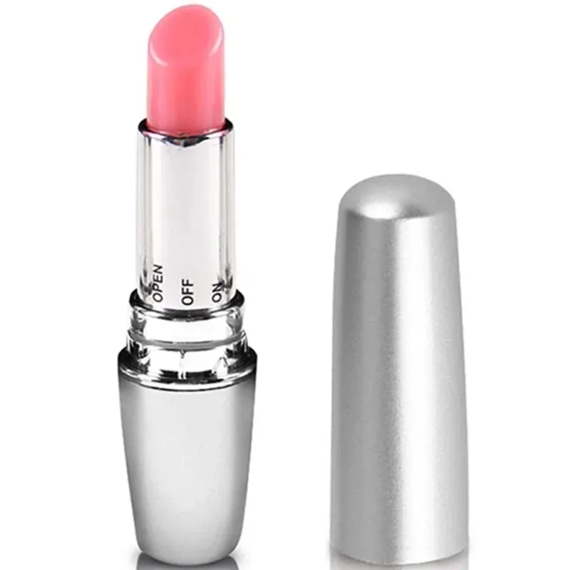 1 Uds. Mini lápiz labial Multicolor discreto Vibe estimulador de clítoris punto G vibrador masturbador Mini juguetes sexuales para mujeres