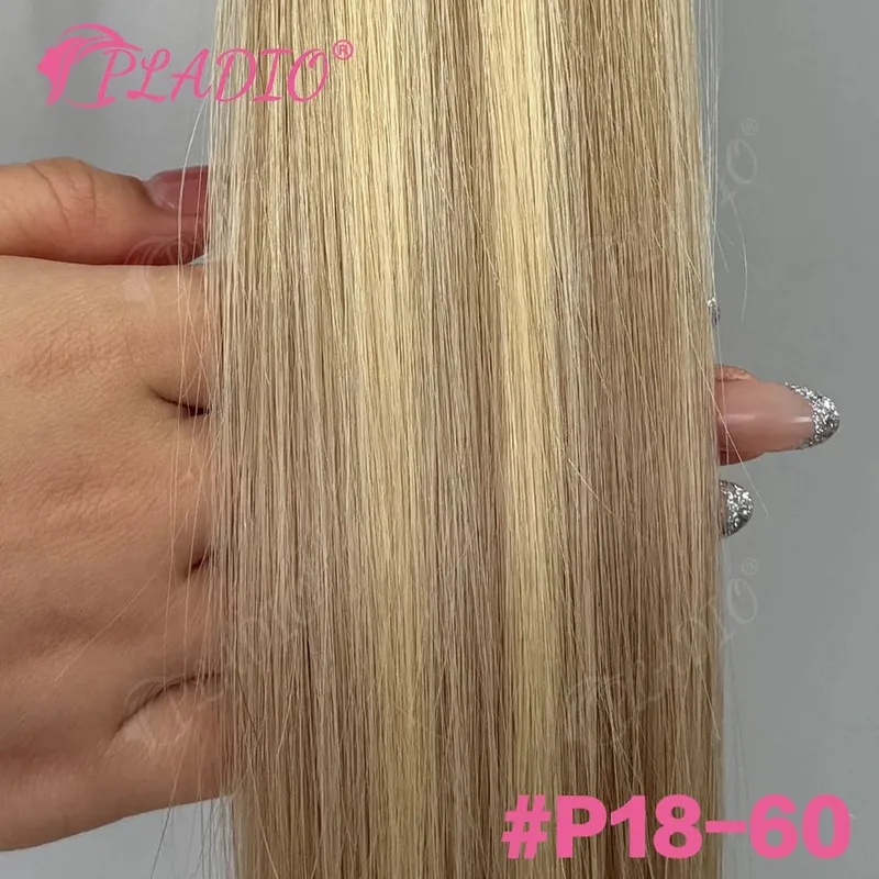 100% Human Hair Tape in Extensions 20Pcs 50g Remy Skin Weft Seamless Invisible Silky Straight Thick Ends for Wedding Women