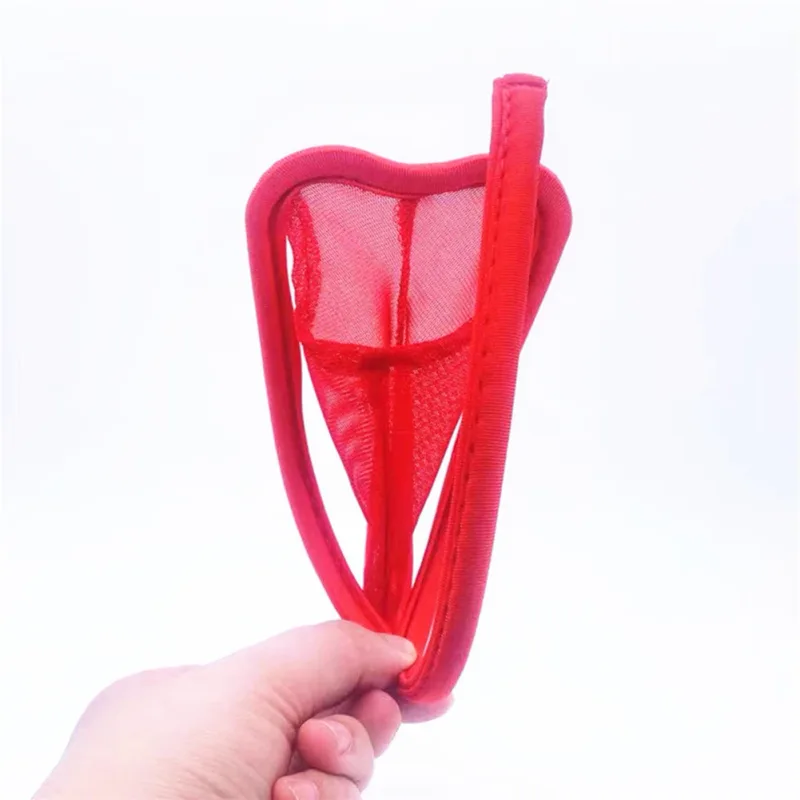 Comfy Fashion Mens Brief C-String Solid Thong Underpants Underwear Bikini Briefs Bulge Pouch Comfortable Lingerie
