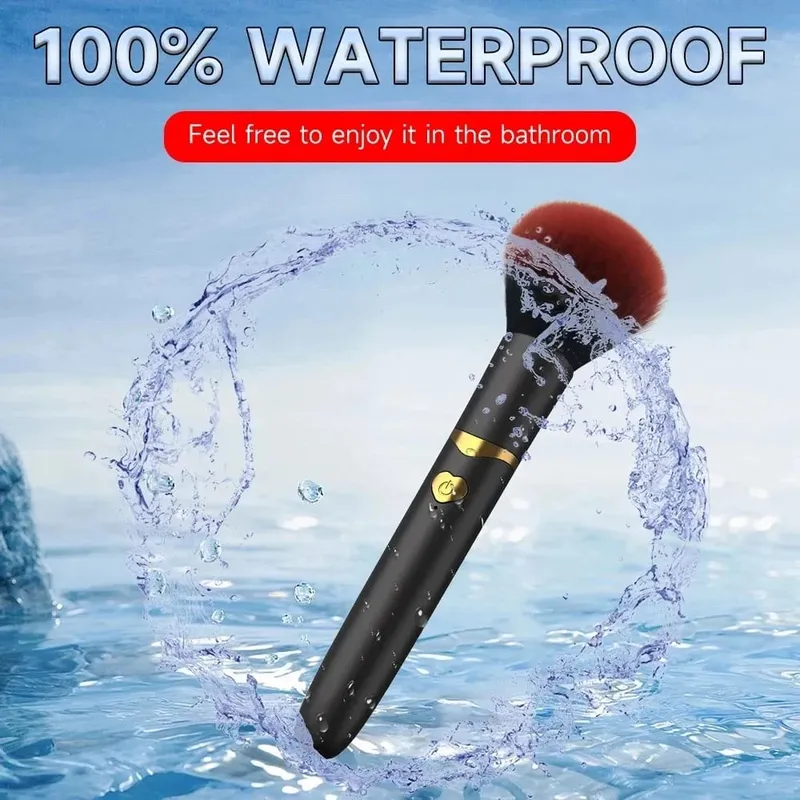 Makeup Brush G Spot Vibrator for Women Powerful Clitoris Nipple Stimulator Vagina Massager Dildo Masturbator Sex Toys Couples