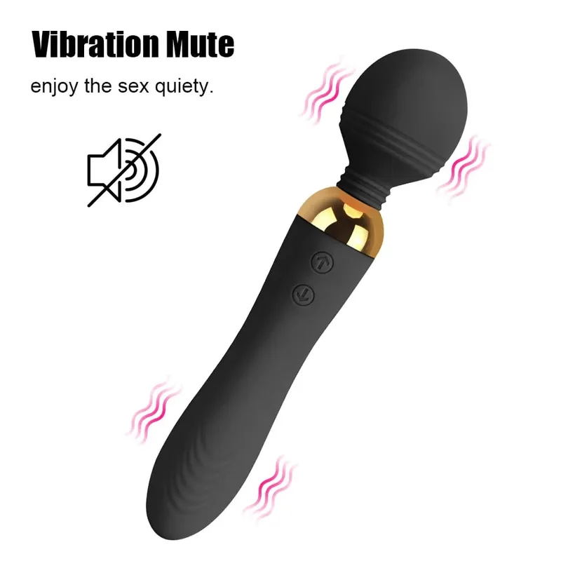 Magic Wand 2 Motor Vibrators For Women Nipple Vaginal Clit Stimulator Anal Plug Big Dildo Female Masturbator Sex Toys Men Erotic