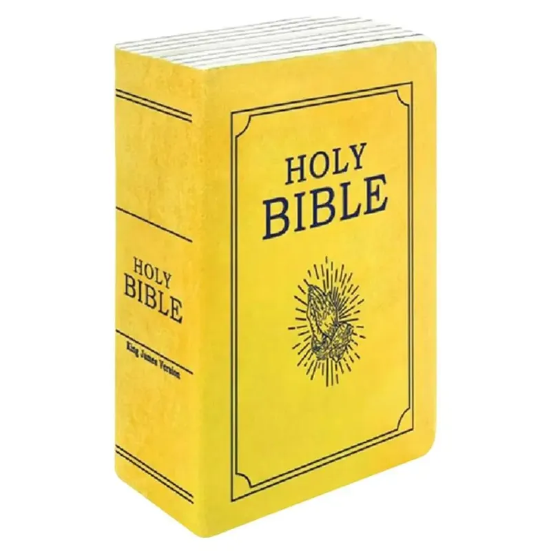 Living Room Realistic Looking Bible Pillow Sofa Cushion Plush Toy Bible Throw Pillow 33*22cm Home Decor Bible Cushion Bedroom — image 8