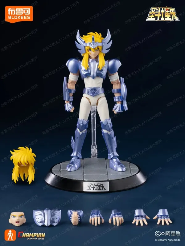 In Stock BLOKEES Saint Seiya CLASSIC CLASS Gold Saint Virgo Shaka Pisces Aphrodite Andromeda Cygnus EX Gold Assembled Model Toys — image 11