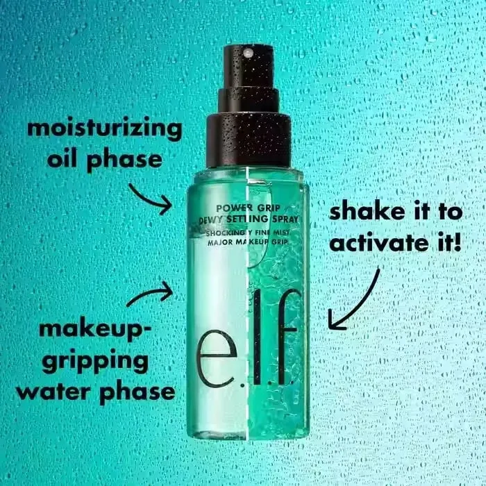 Elf Pré Maquiagem Verde e Rosa Mesmo Tom de Pele Base Hidratante e Isolamento Duradouro Acabamento Spray Essência de Fundação Líquida