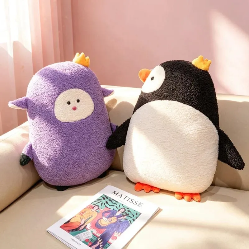 Animal Series Plush Pillow Leopard Elephant Penguin Stuffed Cushion Kawaii Accompany Sleep Toy Home Decor Toys Birthday Gifts — image 7