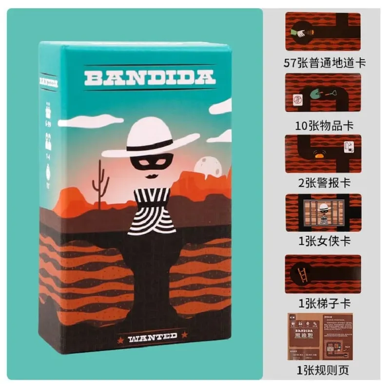 Bandido Bandida Cooperative Puzzle Card Game 1‑4 Players Prison Break Strategy Board Game Family Party Travel Table Game — image 2