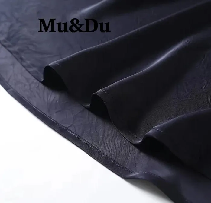 Elegant Backless Round Neck Long Dress Women's Fashion Minimalist Style Draped Polyester Fiber Sleeveless Skirt City Commute