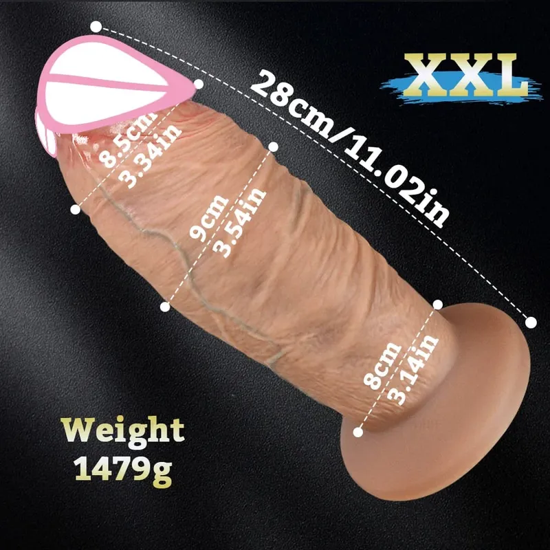 Zakar Panjang Batang Besar Super Realistik Dildo Tebal Silikon Dildo Dubur Pengembang Faraj Mainan Seks Dewasa Melancap Wanita Palam Punggung