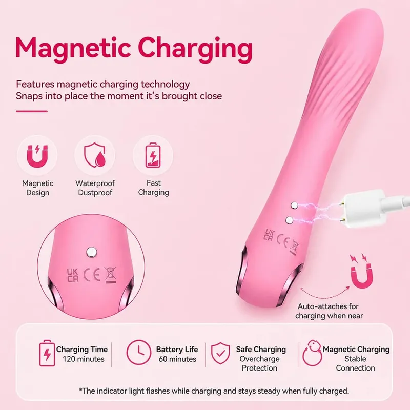 16 tilstande elektrisk pulsvibrator til kvinder G-punktklitstimulator Vaginal massage Vibrerende dildo Stille sex voksenlegetøj — image 5