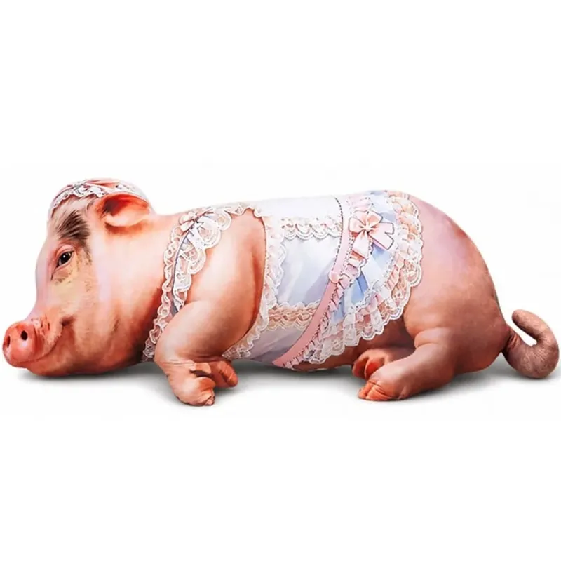 Plush Material Animal Body Pillow PP Cotton Filled Soft Texture Animal Cushion Doll Toys 40cm Size Cute Design