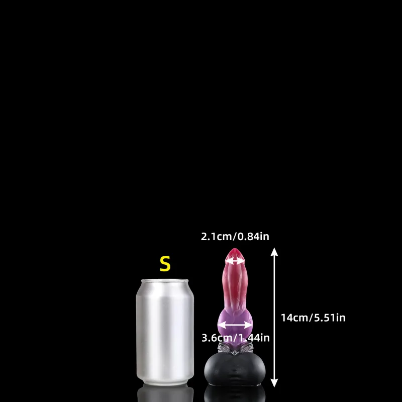 Nothosaur Purplish Red Realistic Huge Anal Plug Butt Plug Animal Fantasy Dildo Massage Anus Dilator Sensual Exploration Sex Toy — image 9