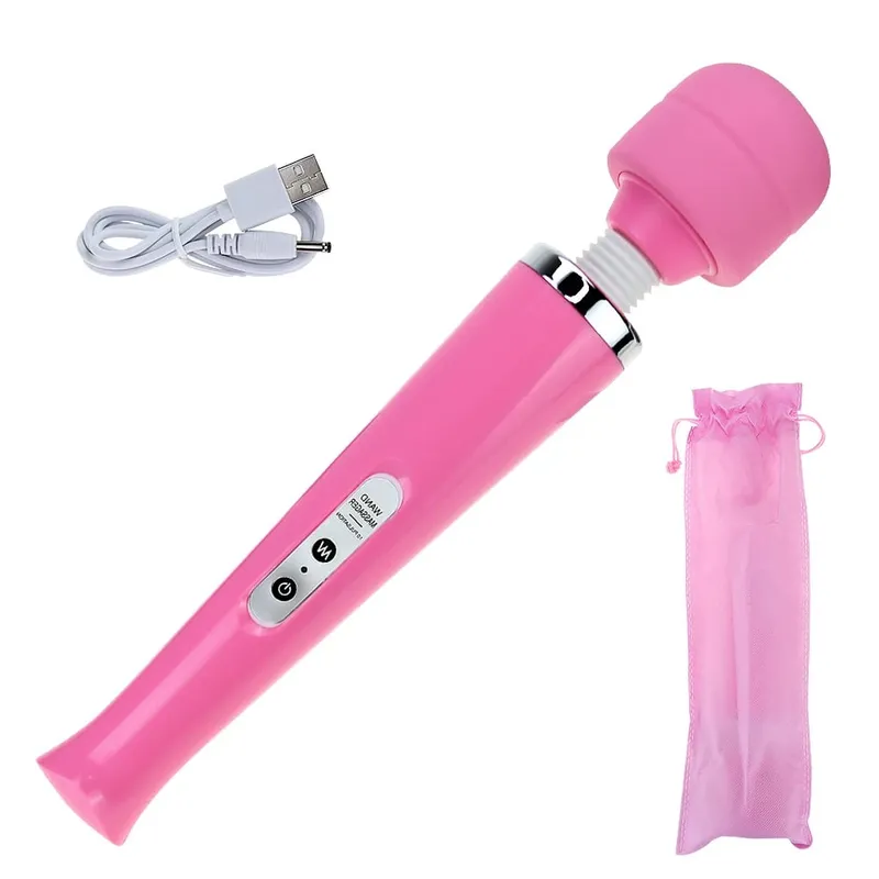 Erotic Toy 10 Speeds Big Size AV Rod Stick Vibrator Powerful Body Massager Sexy Sex Toys for Women Clit Stimulator Magic Wand