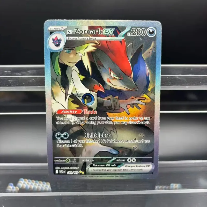 DIY Collection Cards Psyduck Salamence Crobat Mewtwo ex EN Self Made Single Card Classic Game Anime Card Gift Toy
