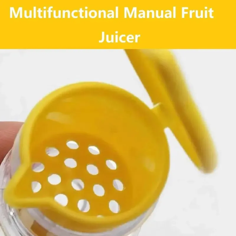 1/2pcs Lemon Mini Squeezer Portable Lemon Juicer With Lid Squeeze Lime for Cocktails Easy Juice Extractor Freshness Preserving