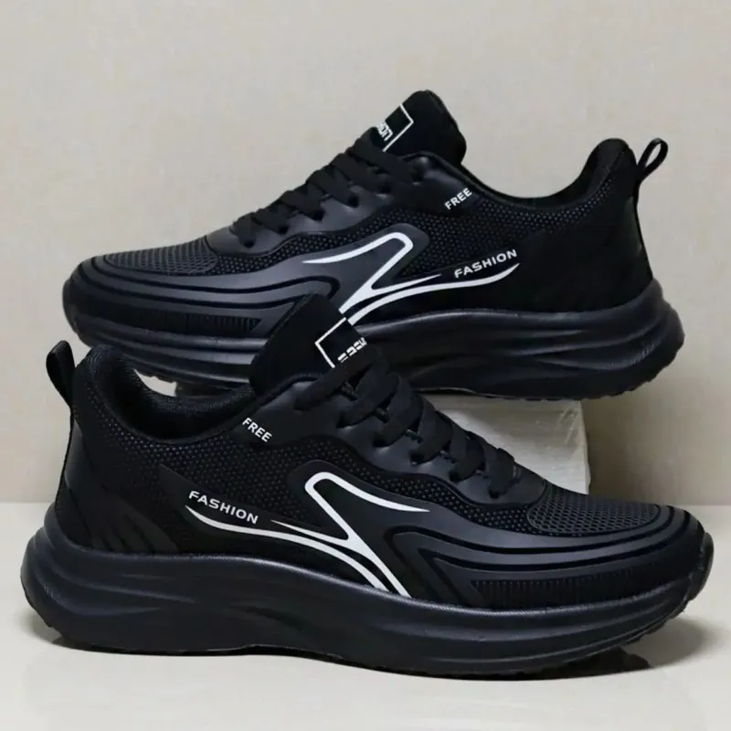 Men's Fashion Ultra-Light Waterproof Running Shoes Soft Sole Non-slip Durable Sneakers Outdoor Sport Shoes for Spring Autumn — image 3