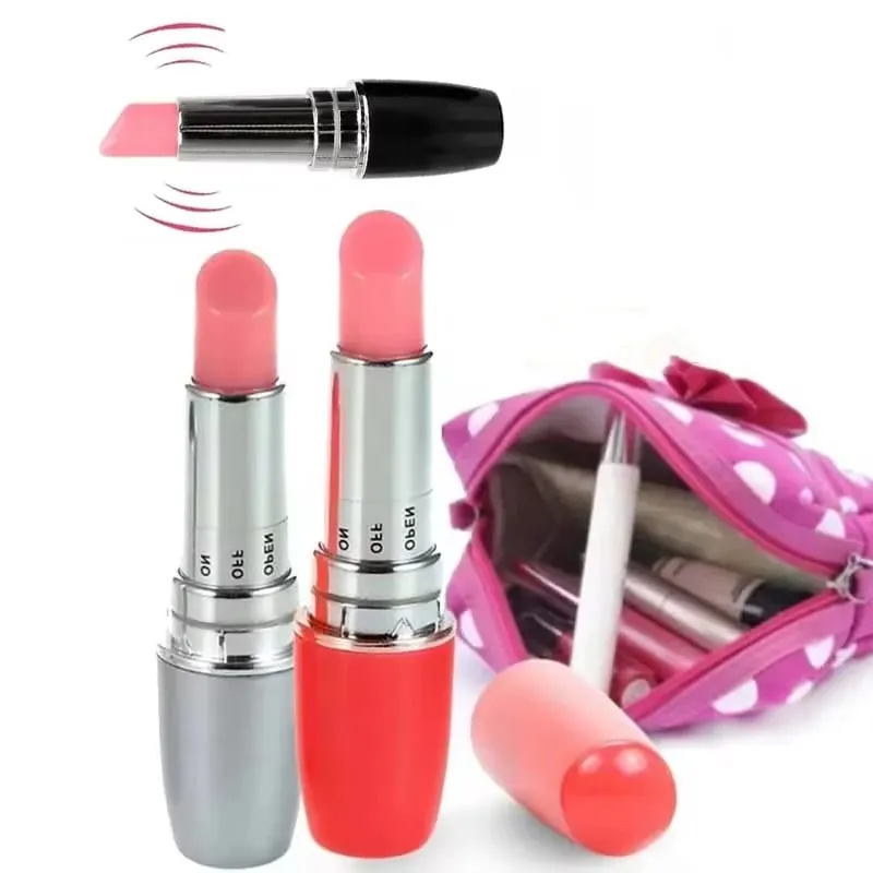 Vibromasseur rouge à lèvres, Mini balle, stimulateur clitoridien, silencieux, étanche, jouet sexuel pour femmes, point G, adulte, Portable
