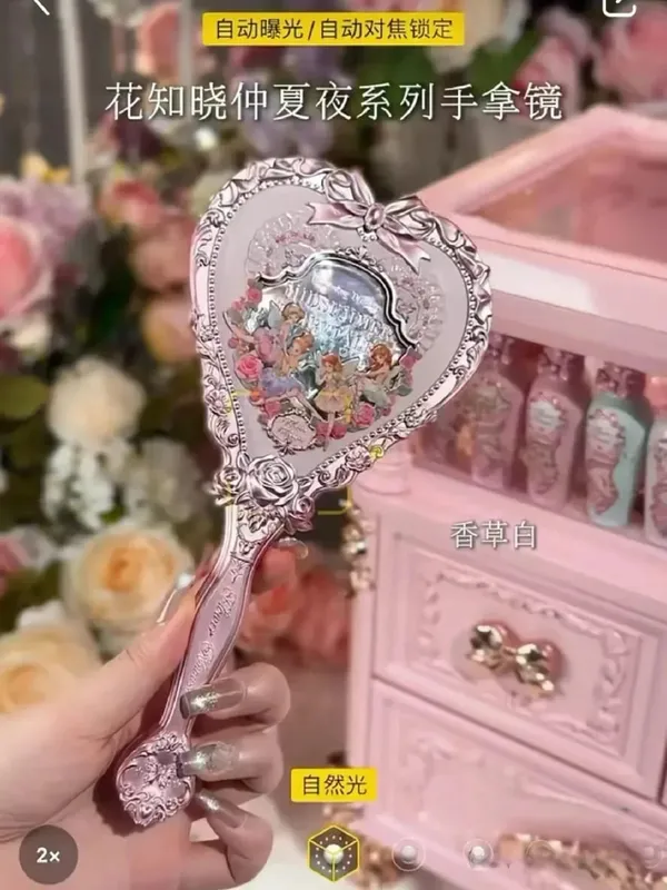 Flower Knows Ruční make-up Mirror Air Cushion Comb All Series Relief Pattern Limited Color Makeup Tool Kit — image 13