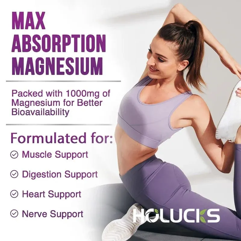 Buy 2 Get 2 Free! High Potency Magnesium Citrate Supplement