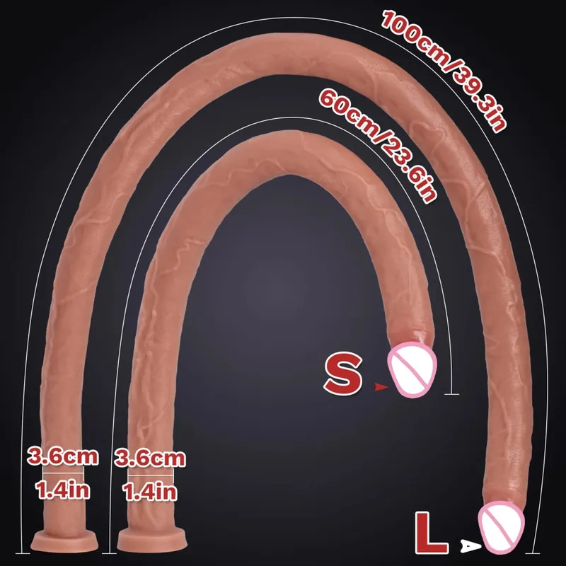 Extra Long Realistic Dildos G Spot Stimulation Deep Touch Penis Vagina Anal Dildo Dick Adult Sex Toys for Women Men Butt Plug