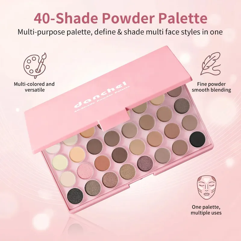 All in One Makeup Kit Lipstick Blush Contour Palette Primer Foundation Brush Lipgloss Eyebrow Full Makeup Kit Gift for Woman