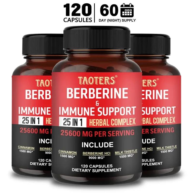 Les capsules de berbérine contiennent de la cannelle de Ceylan et du chardon-Marie pour soutenir l'équilibre du glucose, la santé du foie, la digestion et la perte de poids. — image 8