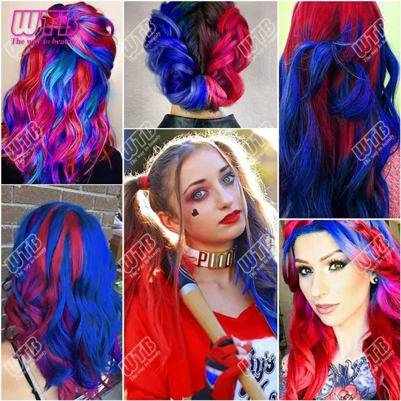 10 PCS Colored Synthetic Hair Extension Wigs for Women BB Clip Style Straight Hair Extension Wigs Suitable for Holiday Events