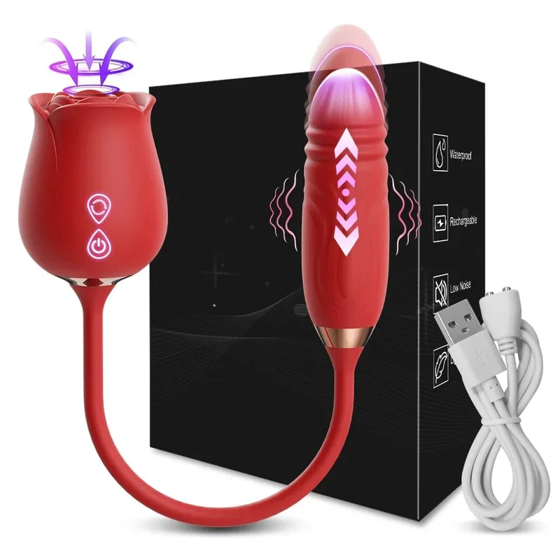 Clit Sucker Vibrator for Women Sucking Clitoris Stimulator with Thrusting Egg Female Masturbation Adult Goods Sex Toy for Women — image 9