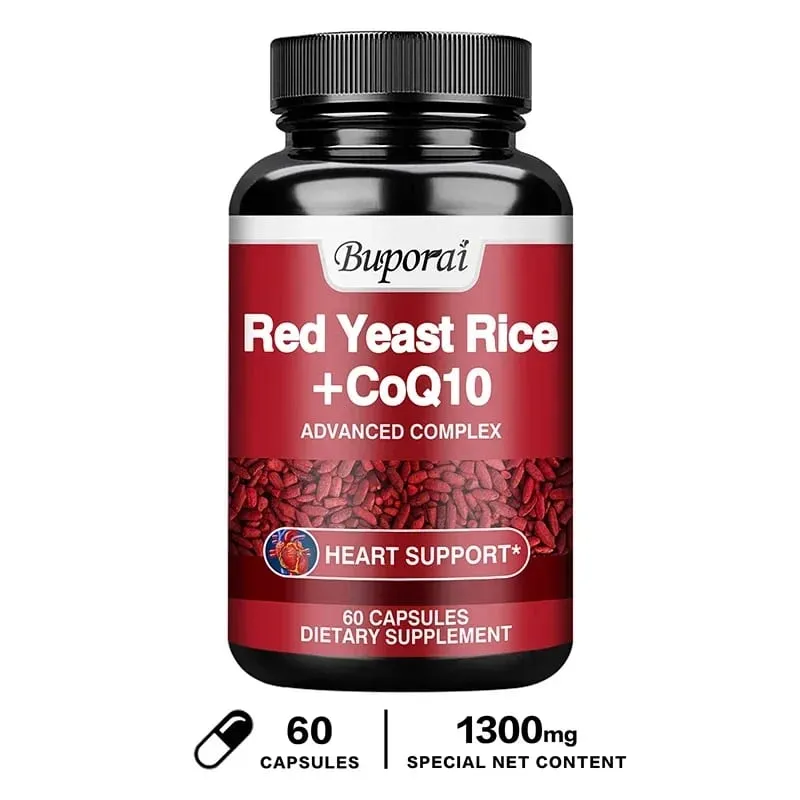 Red Yeast Rice with CoQ10 Supplement - Antioxidant Support for Energy and Heart HealthSupplementsSupplements — image 8