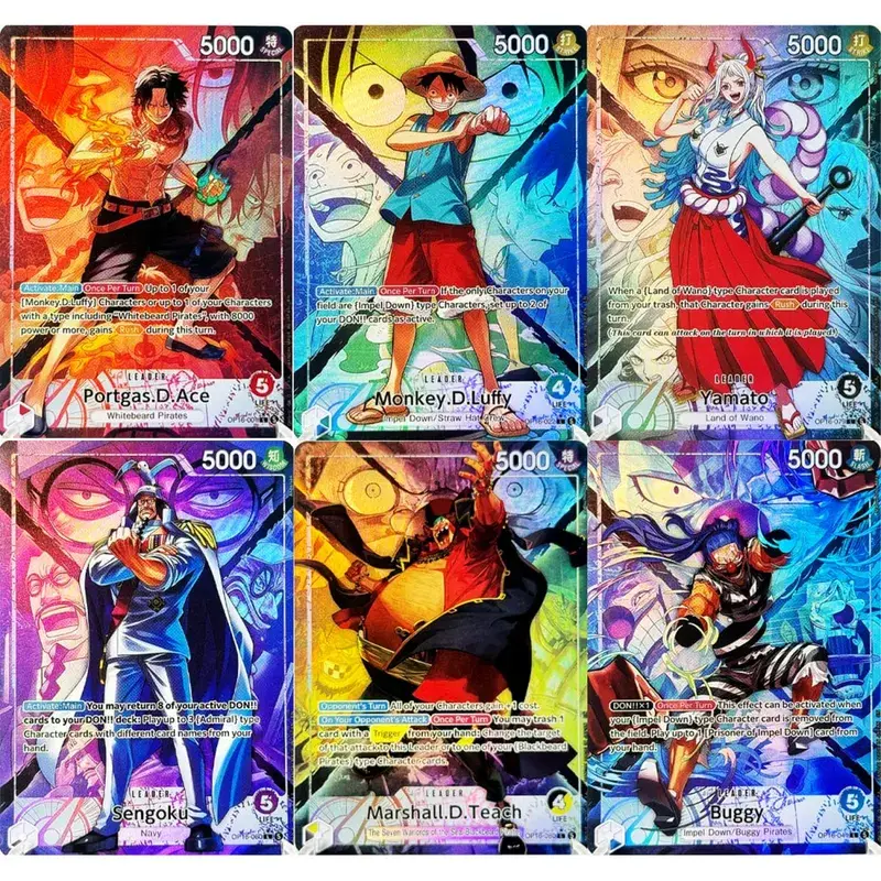 Full Set One Piece Card Game SP Rare Card Complete Collection High Quality DIY Replica Anime Foil Proxy Card [English/Japanese]