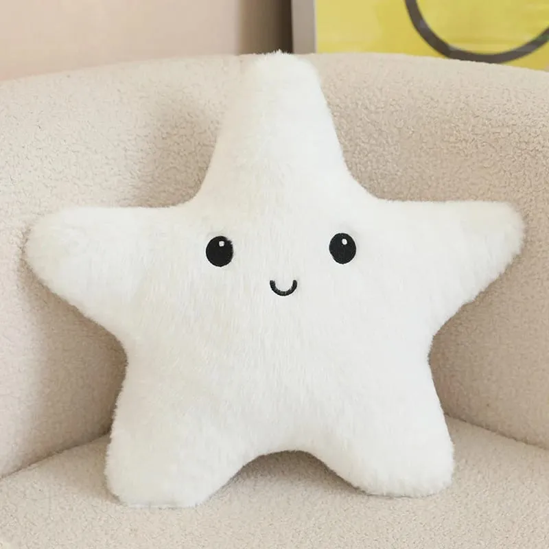 35/40cm Starfish Star Plush Pillow Stuffed Smiling Happy Sky Pillow Colorful Decor Cushion for Sofa Chair Back Support Gift — image 12