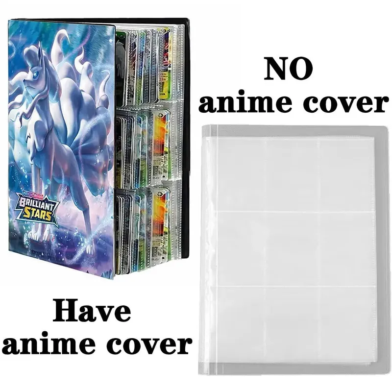 9 Pocket 540 Cards Collection Album Holder Binder Folder Fit For Pokemon YuGiOh TCG Game Sports Football Anime Card Storage — image 1