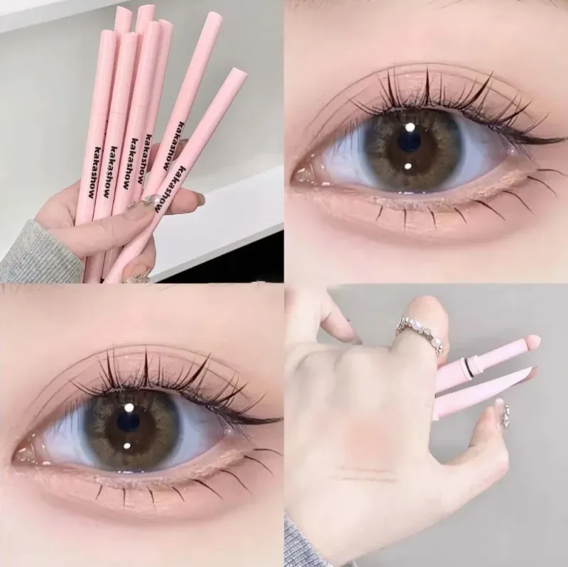 Dual End Glitter Matte Aegyosal Pen Brightening Highlight & Shadow Stick Eye Makeup Lying Silkworm Eyeliner Gel Pencil 애교살 펜