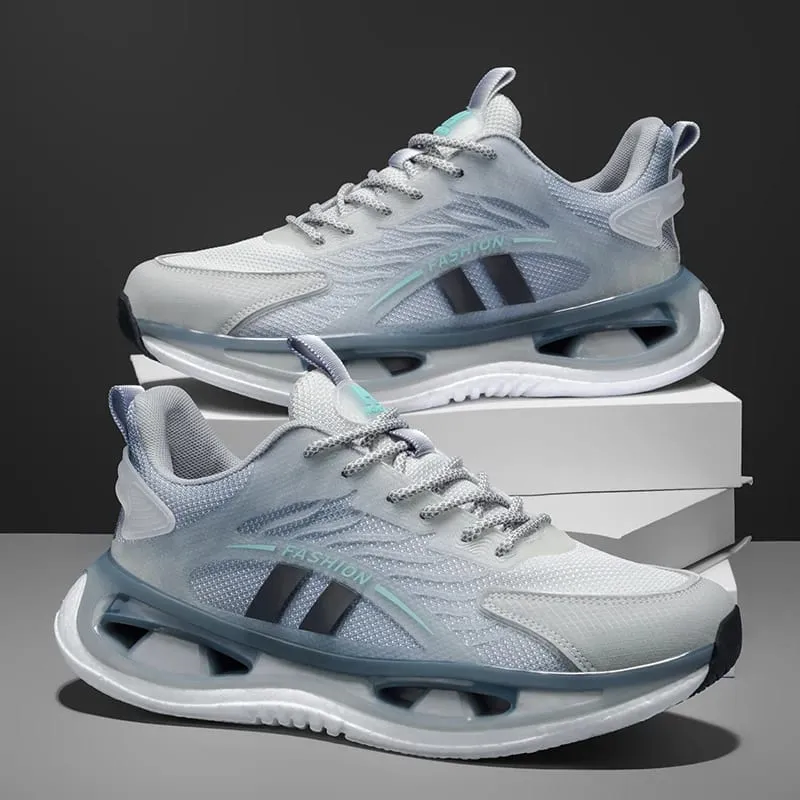 Men's lightweight outdoor racing running shoes spring summer new soft-sole casual sneakers student breathable speed sports shoes