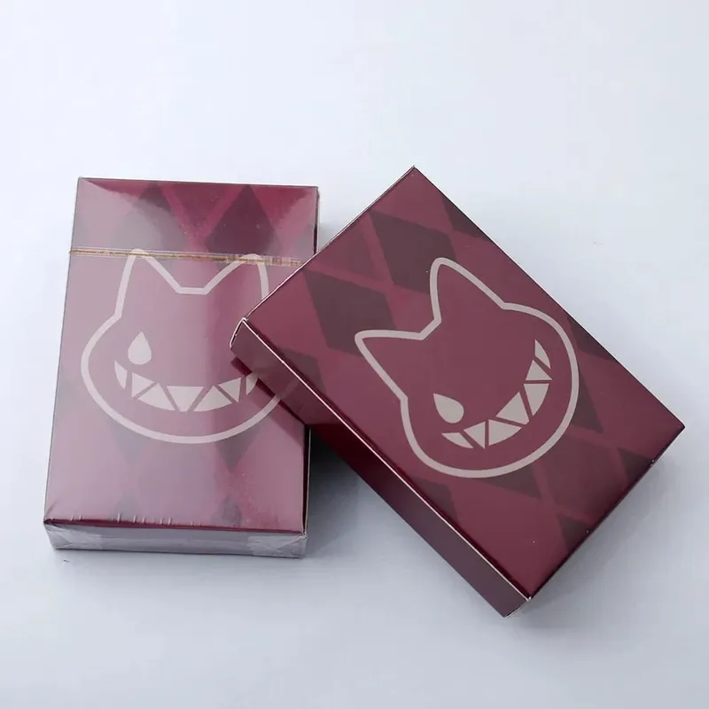 55pcs Genshin Impact Lyney Magic Poker Playing Cards Best Collection Game Cosplay Prop Accessories Fans Toys