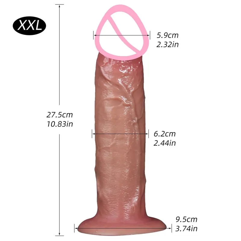 Wearable Realistic Strapon Dildo Sex Toys for Women Fake Dick Anal Penis Thick Butt Plug Vagina Masturbator Adult Cock Dick