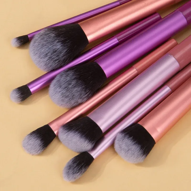 Makeup Brush Kit Soft 8pcs Synthetic Hair Make Up Brushes Foundation Blush Eyeshadow Cosmetic Makeup Tools