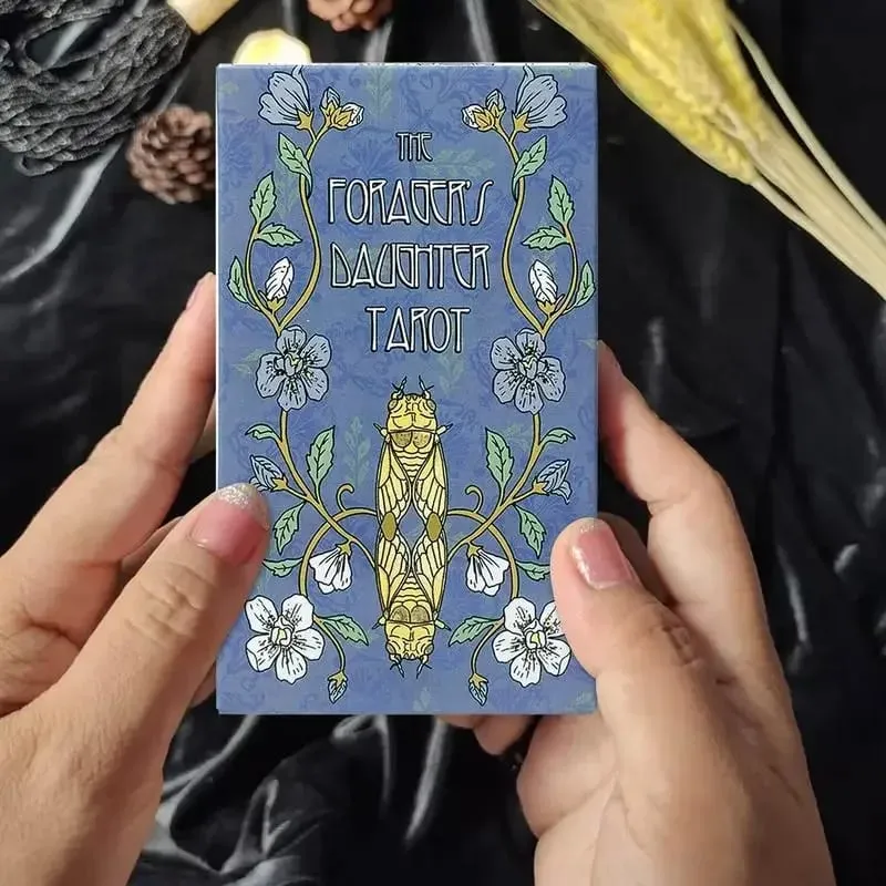 78 dek Kad Tarot The Forager's Daughter Permainan Papan Kad Oracle Permainan Pesta Alat Ramalan Misteri Dek Ramalan