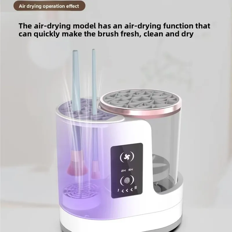 Portable Electric Makeup Brush Washing Machine Touch Timing Panel Fast Clean Air Dry Fit Brushes Desktop Beauty Tool Cleaner