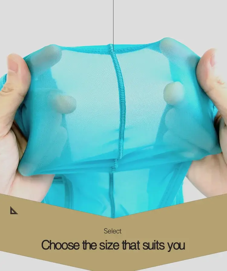 Cuecas de biquíni masculinas de malha transparente, tecido transparente amarelo brilhante, decorativo, arco branco, bolsa convexa em u, cintura baixa, roupa íntima masculina, 1 peça