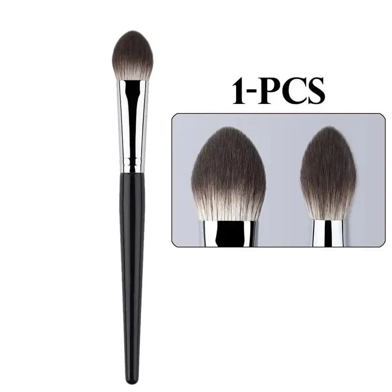 1/2Pcs Peach Heart Blusher Brush Powder Blush Cream Liquid Blush Makeup Brushes Flat Small Precise Blush Brush Makeup Tools