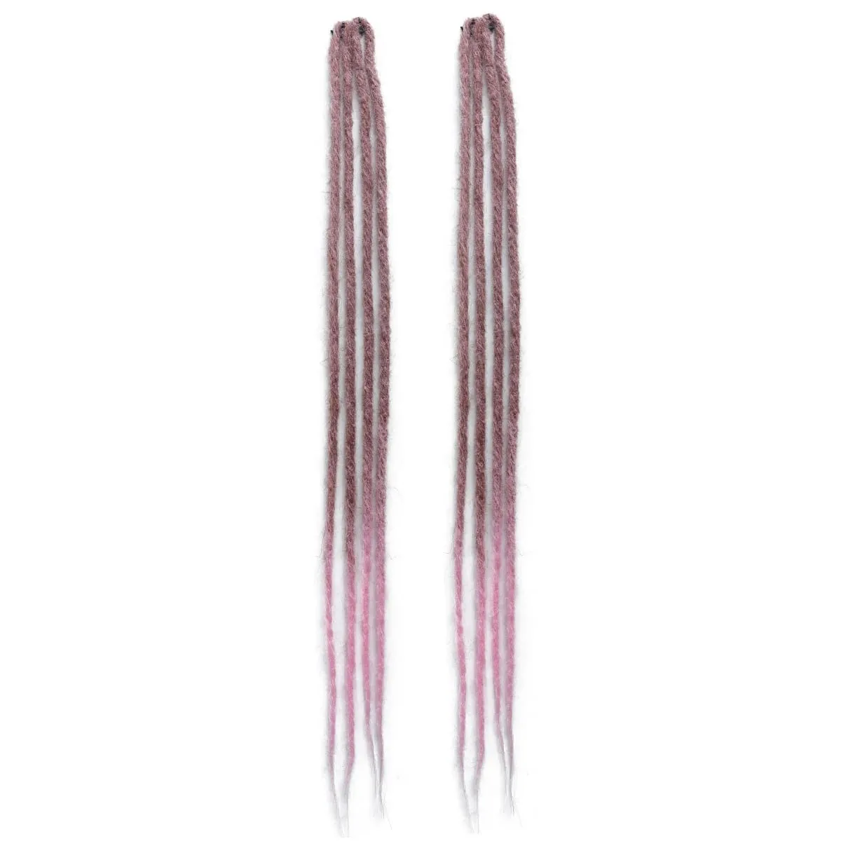 2Pcs Clip in Braid Hair Extensions Wig Synthetic Dreadlock Hair Pieces Bohemian Hair Accessories For Women Daily/Party Use — image 12