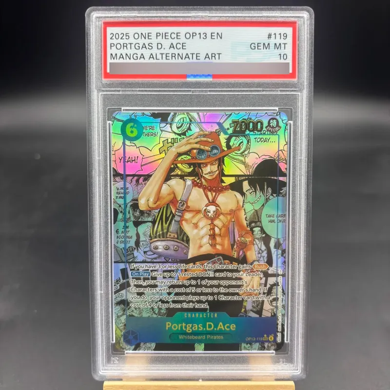 DIY ONE PIECE English Silver Nika Luffy Rating Card OPCG Hancock Ace Teach Zoro Copy Version Anime Collection Cards Gift Toy